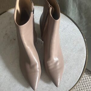 Marc Fisher Nude Ankle Booties